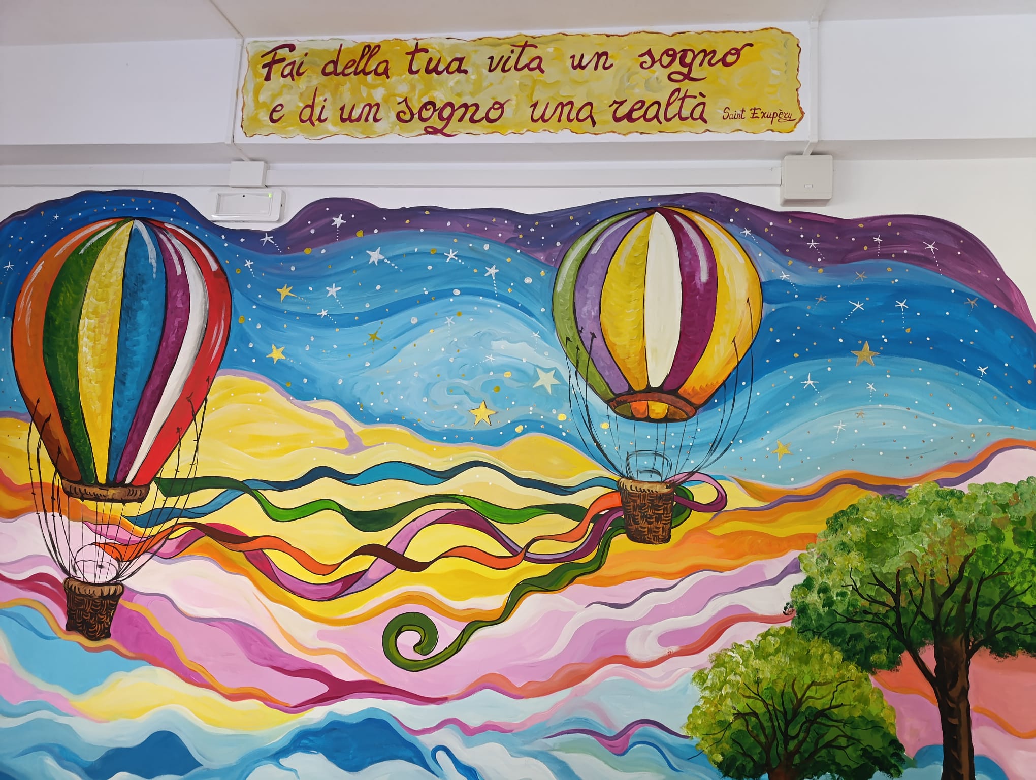 L’inaugurazione  dei murales nel plesso di Morino: un tributo a Falcone, Borsellino e Donatelli