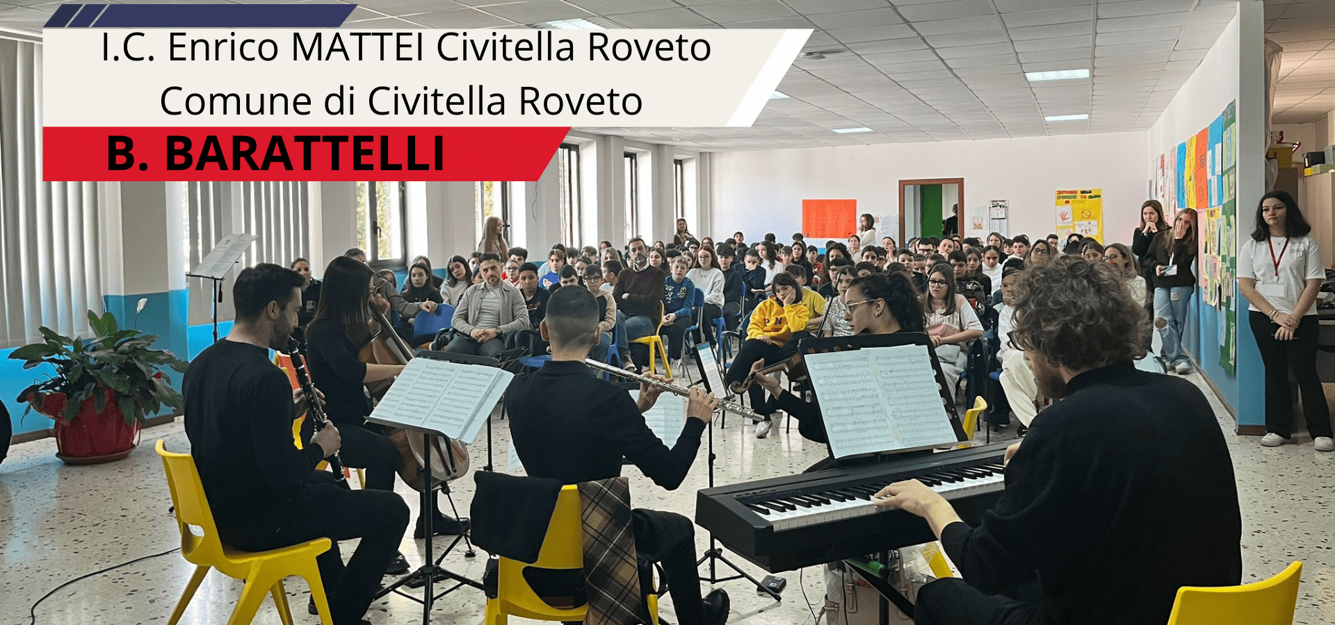 Magia e musica alla Scuola Secondaria Mattei con gli artisti del BARATTELLI: “Papageno e il flauto magico” conquista tutti!