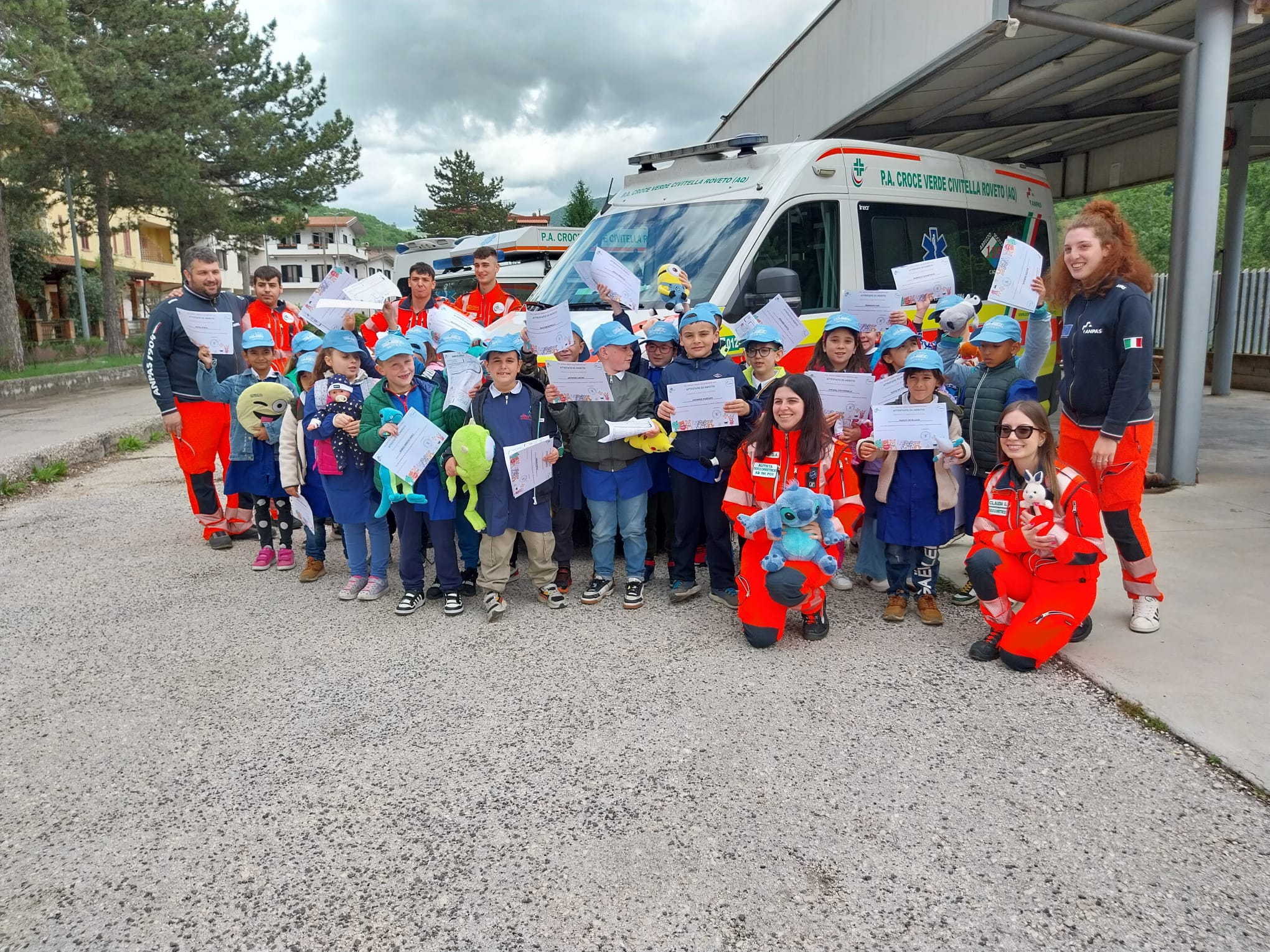 Gli alunni di Ortovillani e Ripandelli “Baby soccorritori”  grazie alla Croce Verde